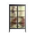 Can You Face It - Cabinet - Sophie Goudman-Peachey - Antracite - Reeded glass