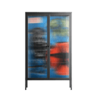 Staying Grounded - Cabinet - Caitlin Flood-Molyneux - Antracite - Reeded glass
