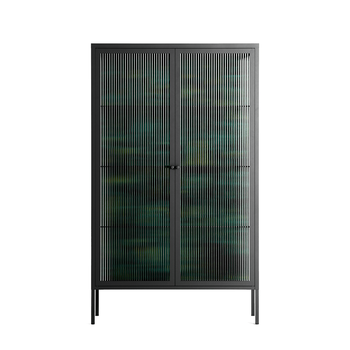 The Green Line - Cabinet - Craig Watkins - Antracite - Reeded glass