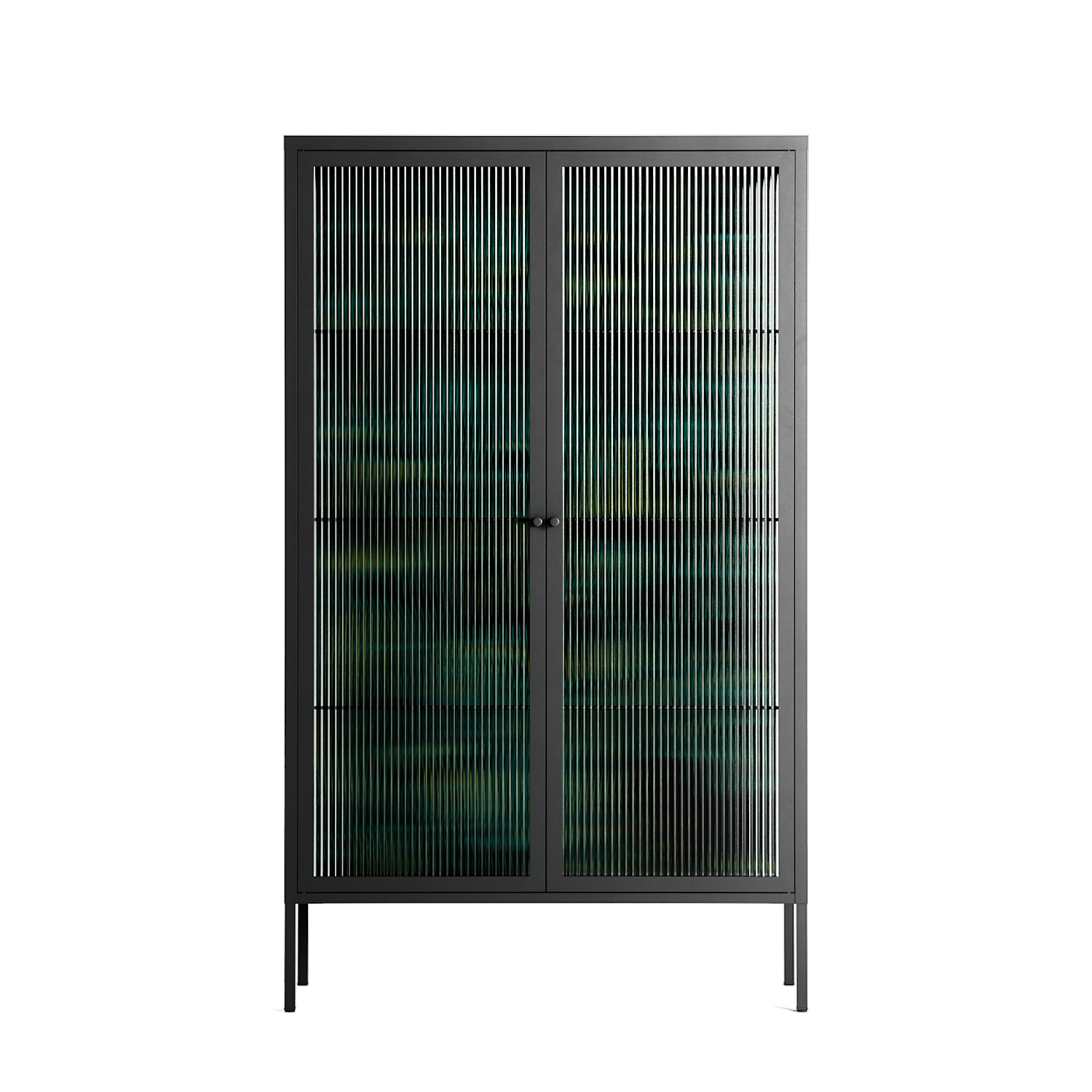 The Green Line - Cabinet - Craig Watkins - Antracite - Reeded glass