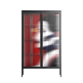 Unseen In Plain Sight - Cabinet - Mathilda Kienast - Antracite - Reeded glass