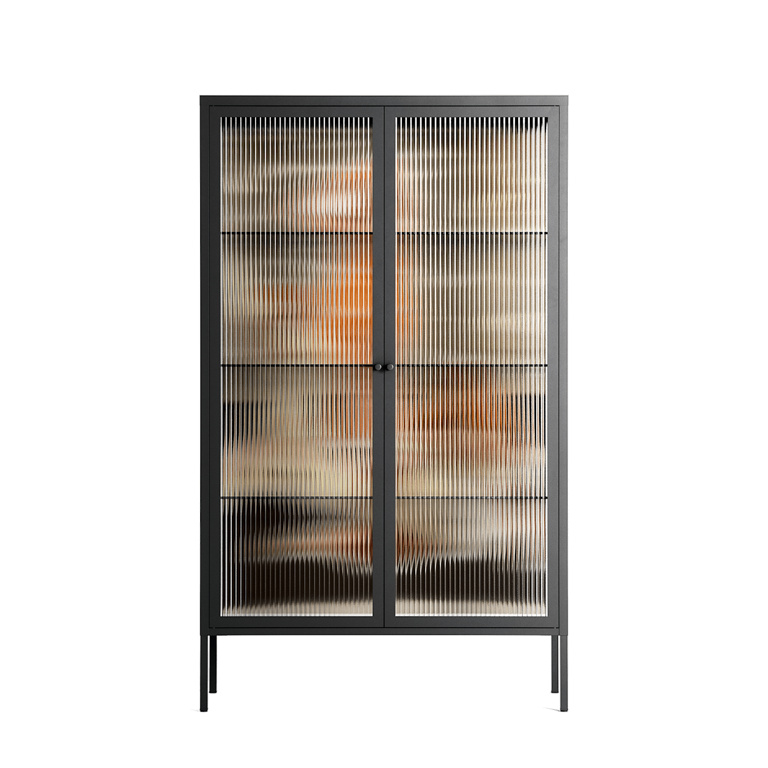 We Are Who We Are - Cabinet - Sophie Goudman-Peachey - Antracite - Reeded glass