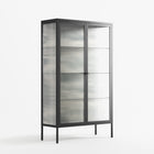 Ode to Summer 3 - Cabinet - Diana Catchpole - Antracite - Reeded glass