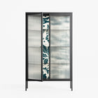Ode to Summer 3 - Cabinet - Diana Catchpole - Antracite - Reeded glass