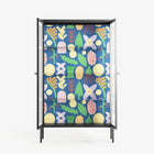 Shapes Blue - Cabinet - Lydia Greaves - Antracite - Reeded glass