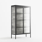 Ode to Summer 4 - Cabinet - Diana Catchpole - Antracite - Reeded glass