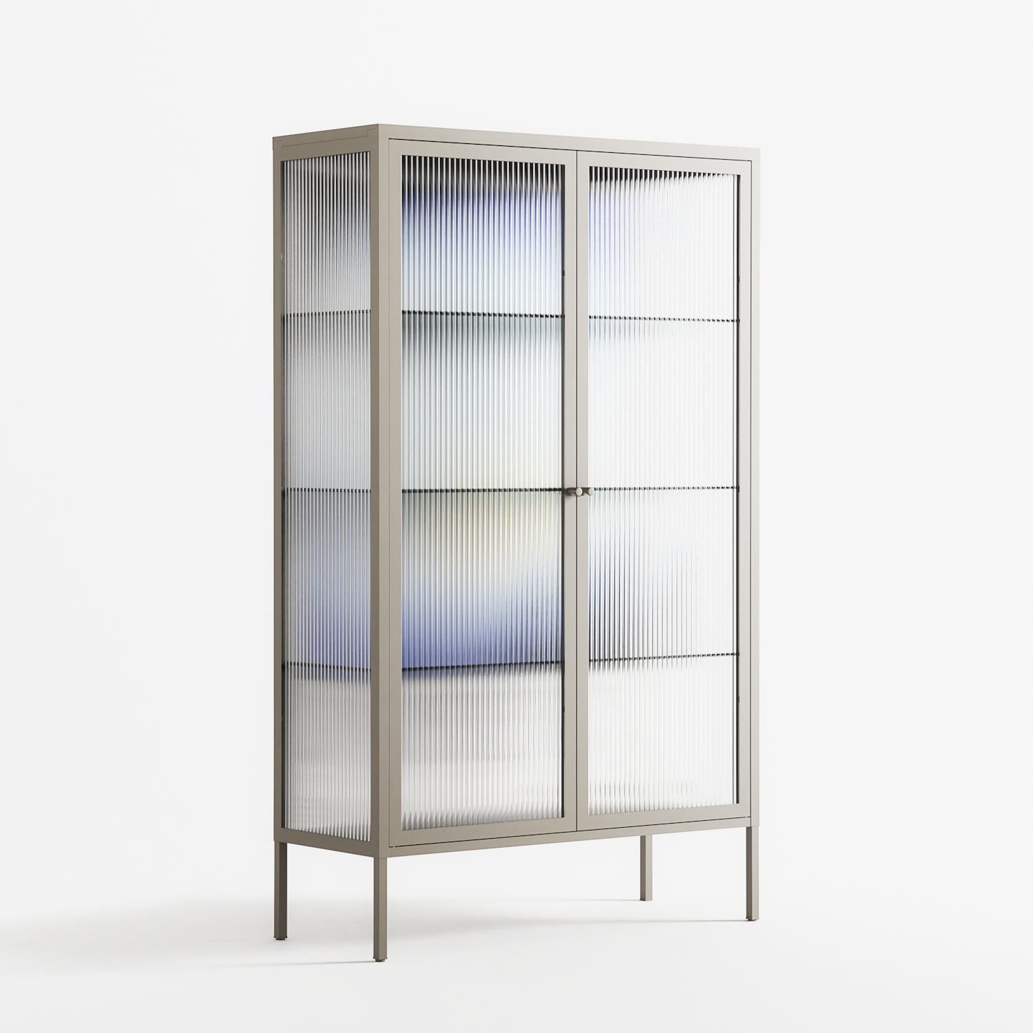 Ambient - Cabinet - Alexander Khabbazi - Pebble - Reeded glass