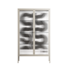 Black Waves - Cabinet - Alexander Khabbazi - Pebble - Reeded glass