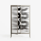 Black Waves - Cabinet - Alexander Khabbazi - Pebble - Reeded glass