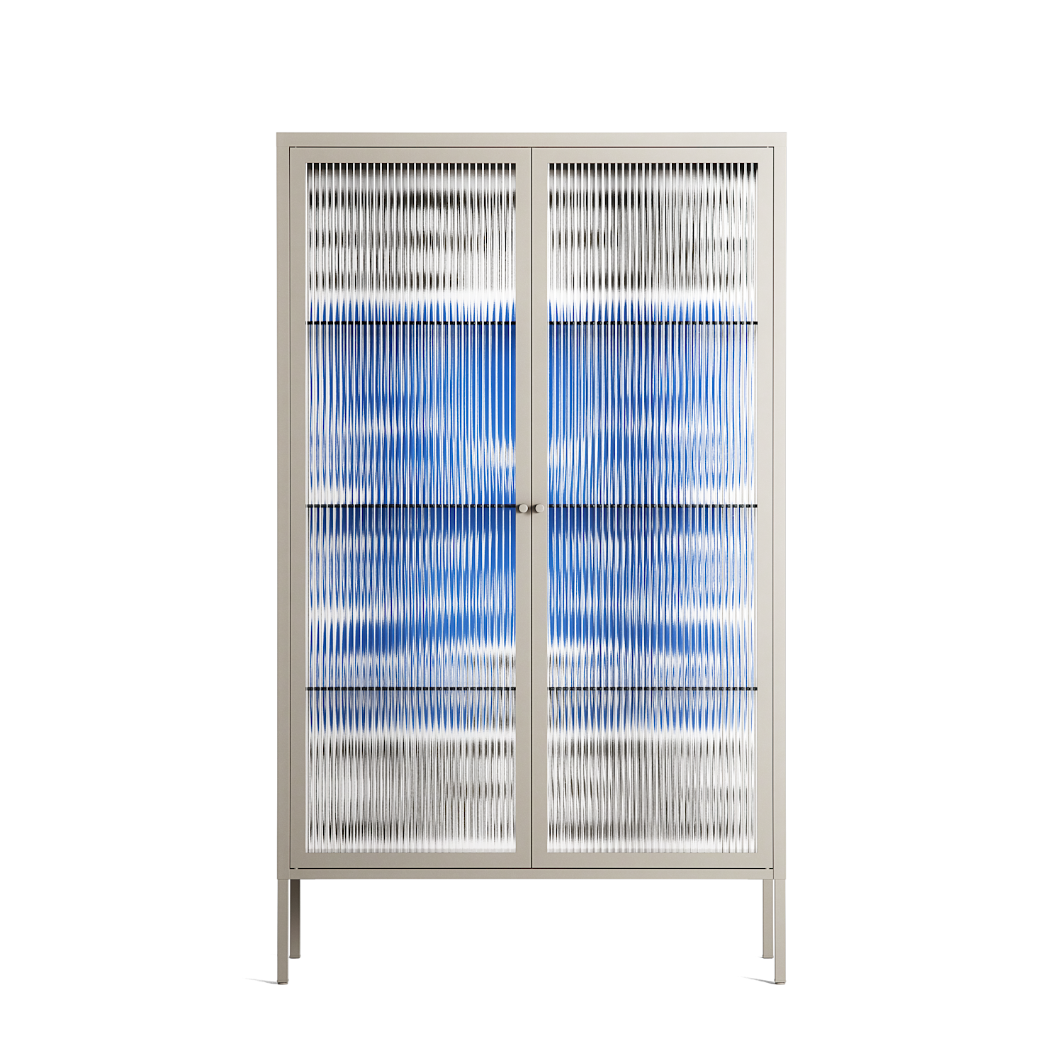 Everything is Confusing - Cabinet - Alexander Khabbazi - Pebble - Reeded glass