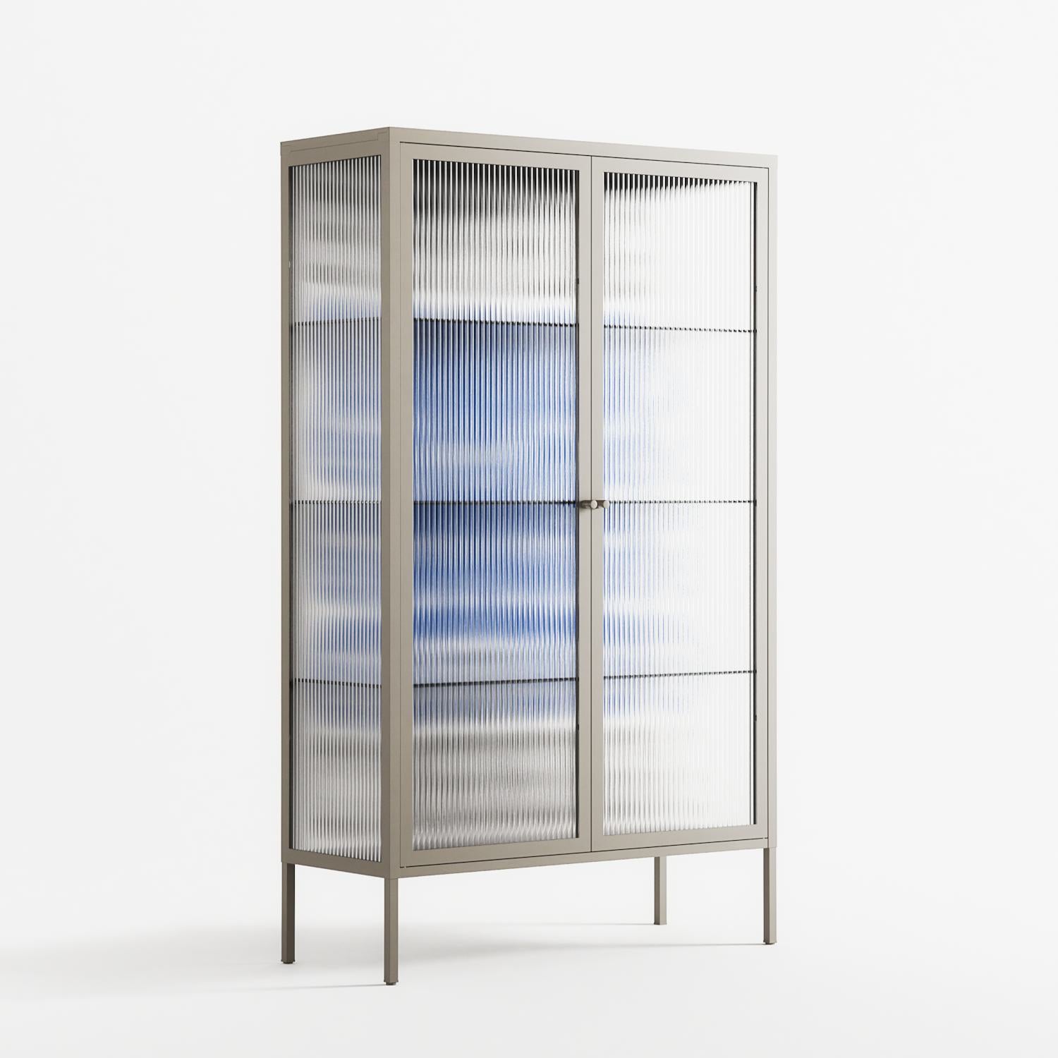 Everything is Confusing - Cabinet - Alexander Khabbazi - Pebble - Reeded glass