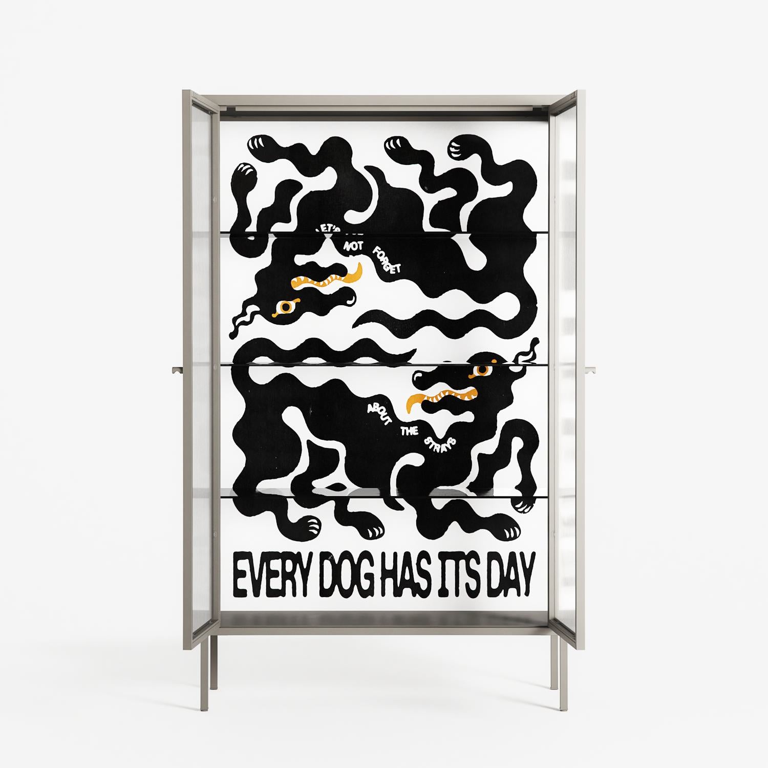 Every Dog - Cabinet - Alexander Khabbazi - Pebble - Reeded glass