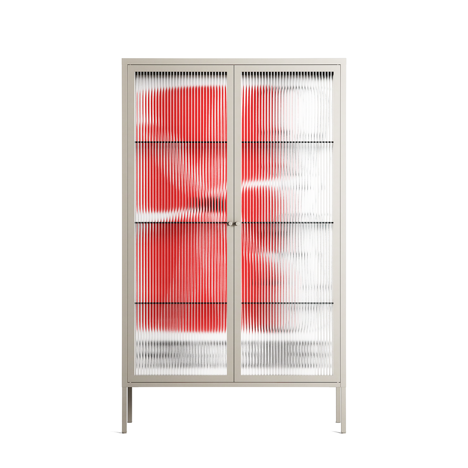 Spring to Summer - Cabinet - Alexander Khabbazi - Pebble - Reeded glass