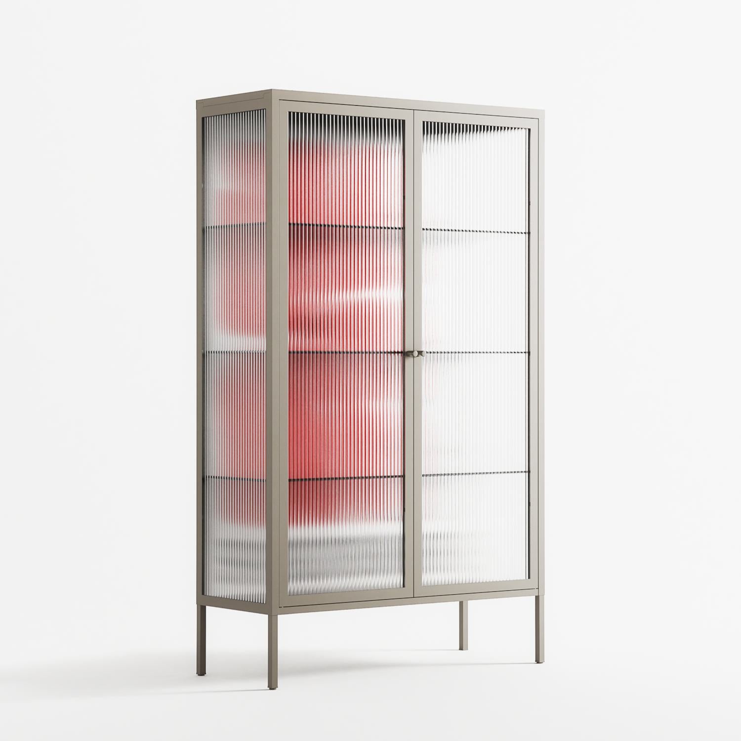 Spring to Summer - Cabinet - Alexander Khabbazi - Pebble - Reeded glass