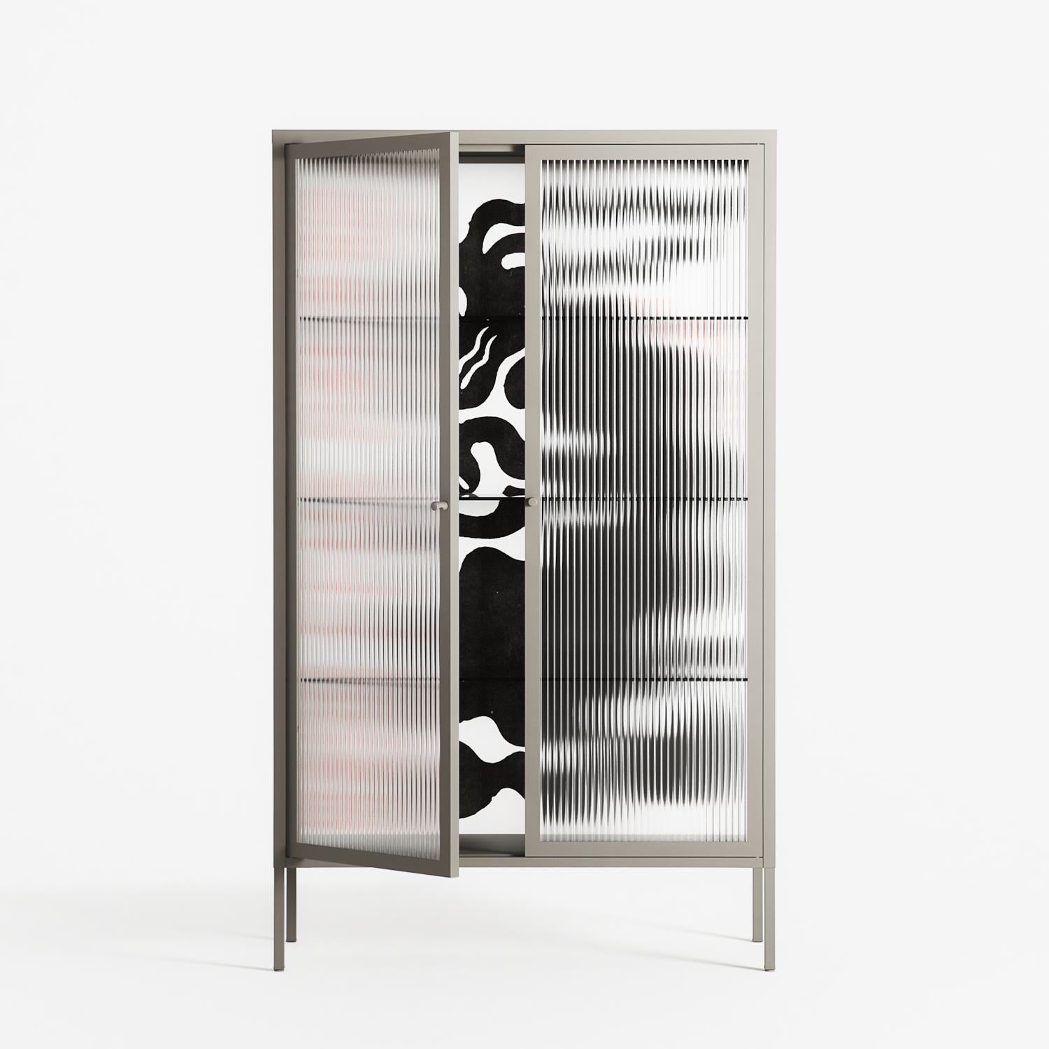 Spring Will Come - Cabinet - Alexander Khabbazi - Pebble - Reeded glass