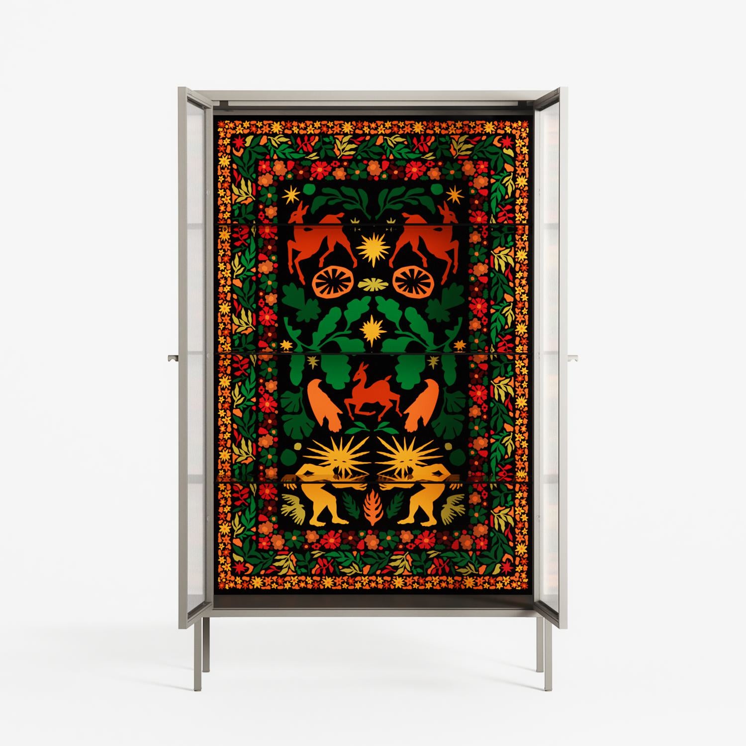 Sunbrother - Cabinet - Nick Liefhebber - Pebble - Reeded glass