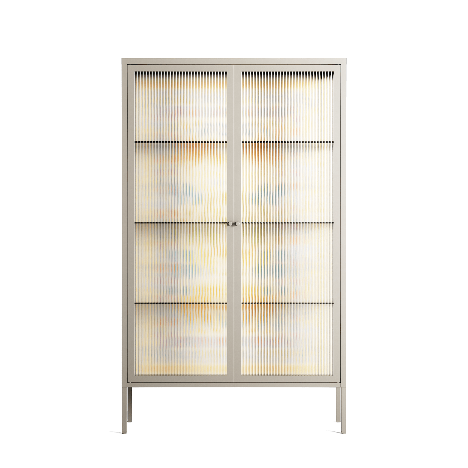 Sunbrother 3 - Cabinet - Nick Liefhebber - Pebble - Reeded glass