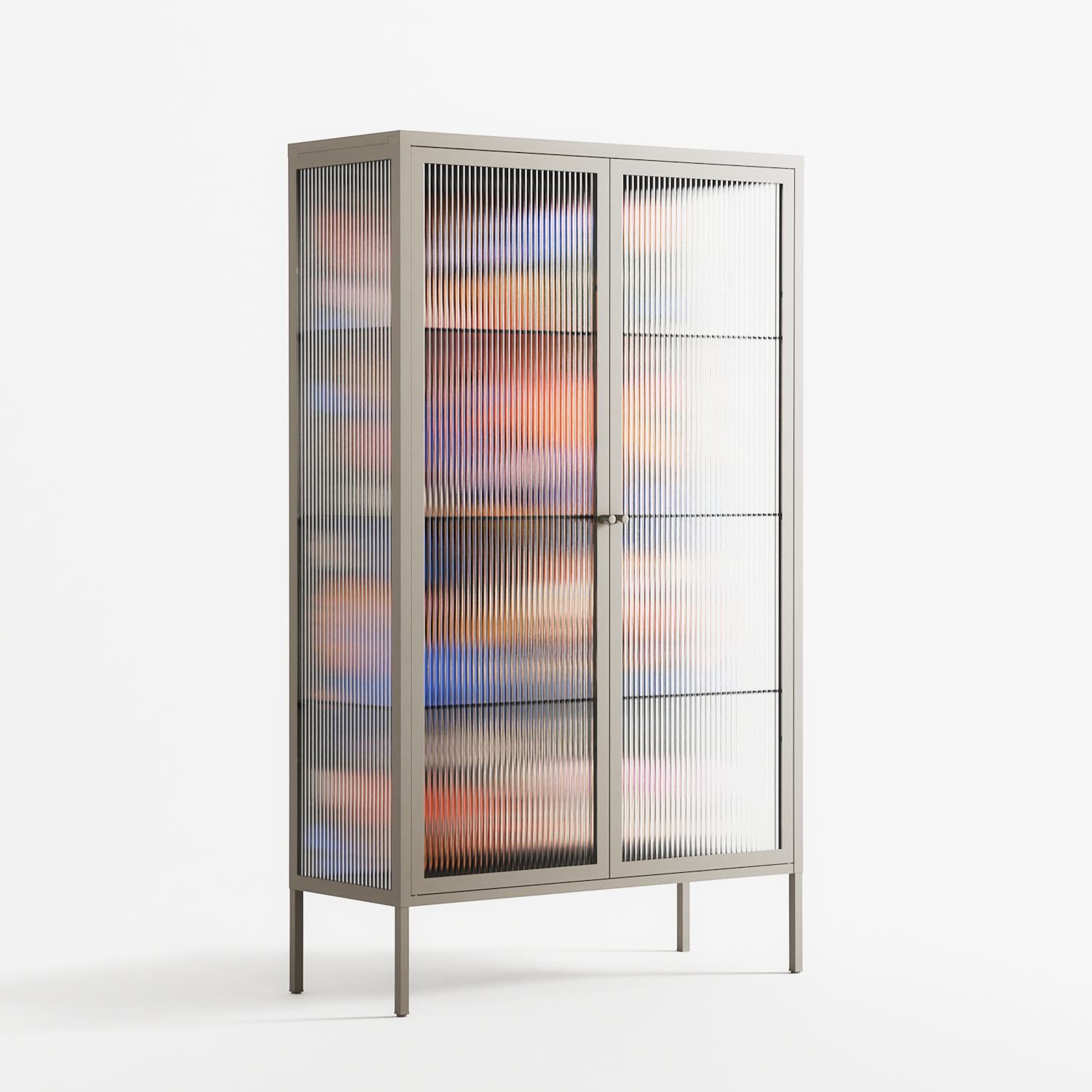 The Secret Herb Garden In The Forest - Cabinet - Nick Liefhebber - Pebble - Reeded glass