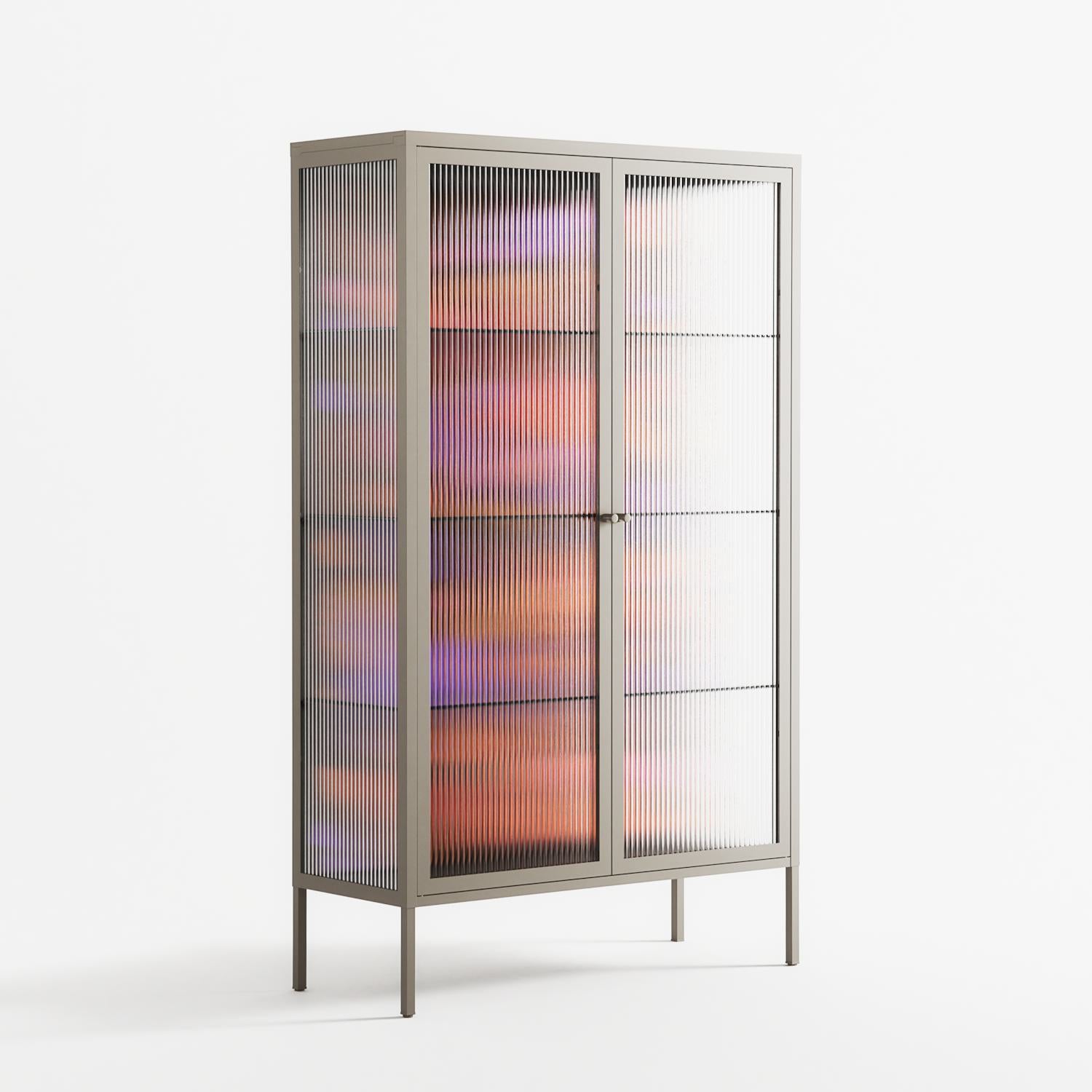 The Secret Herb Garden In The Forest 2 - Cabinet - Nick Liefhebber - Pebble - Reeded glass