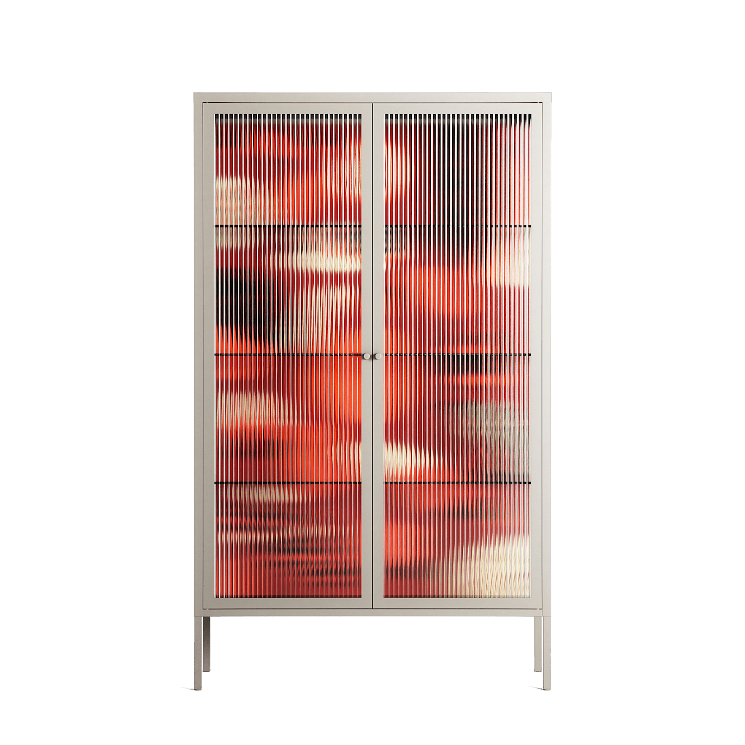 Pebbles 2 - Cabinet - Nick Liefhebber - Pebble - Reeded glass