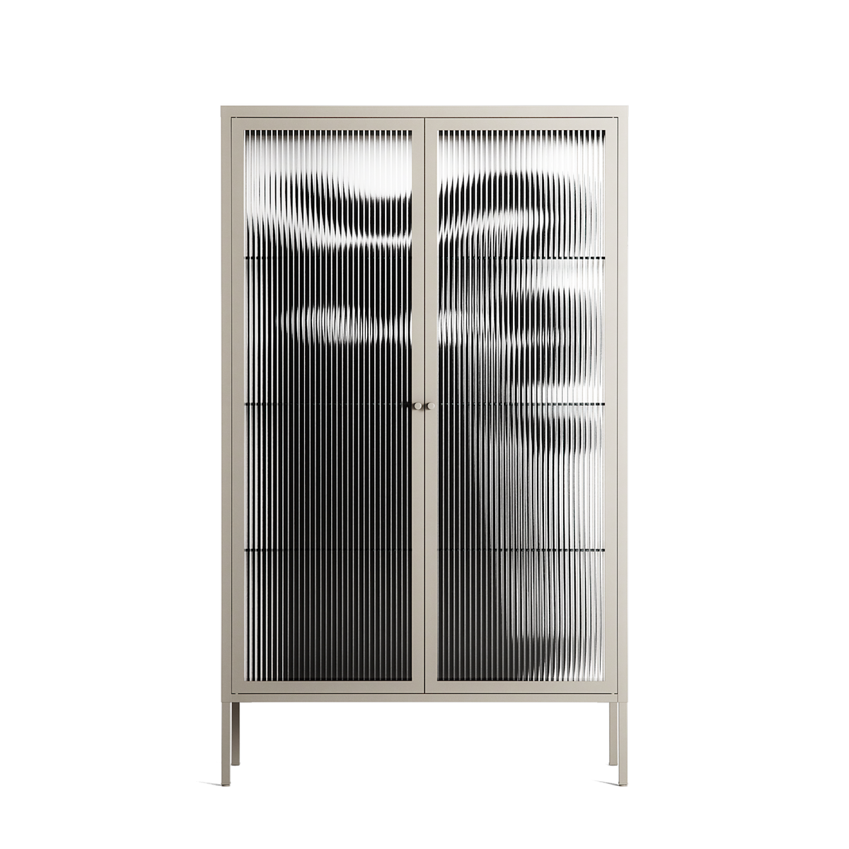 Black Cat - Cabinet - Konrad Blaszczyk - Pebble - Reeded glass