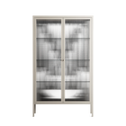 White Fern - Cabinet - Konrad Blaszczyk - Pebble - Reeded glass