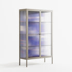 Birds A - Cabinet - Heather Zhou - Pebble - Reeded glass