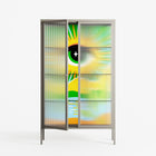 Curiosity - Cabinet - Heather Zhou - Pebble - Reeded glass