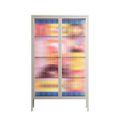 Yoga - Cabinet - Heather Zhou - Pebble - Reeded glass