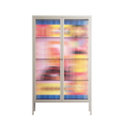 Yoga - Cabinet - Heather Zhou - Pebble - Reeded glass
