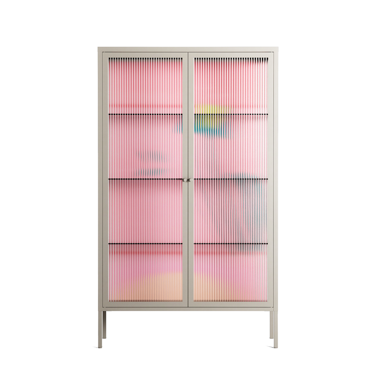Tender Age in Bloom - Cabinet - Ciara Wade - Pebble - Reeded glass