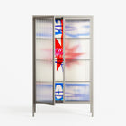 Wino Wagon - Cabinet - Ciara Wade - Pebble - Reeded glass