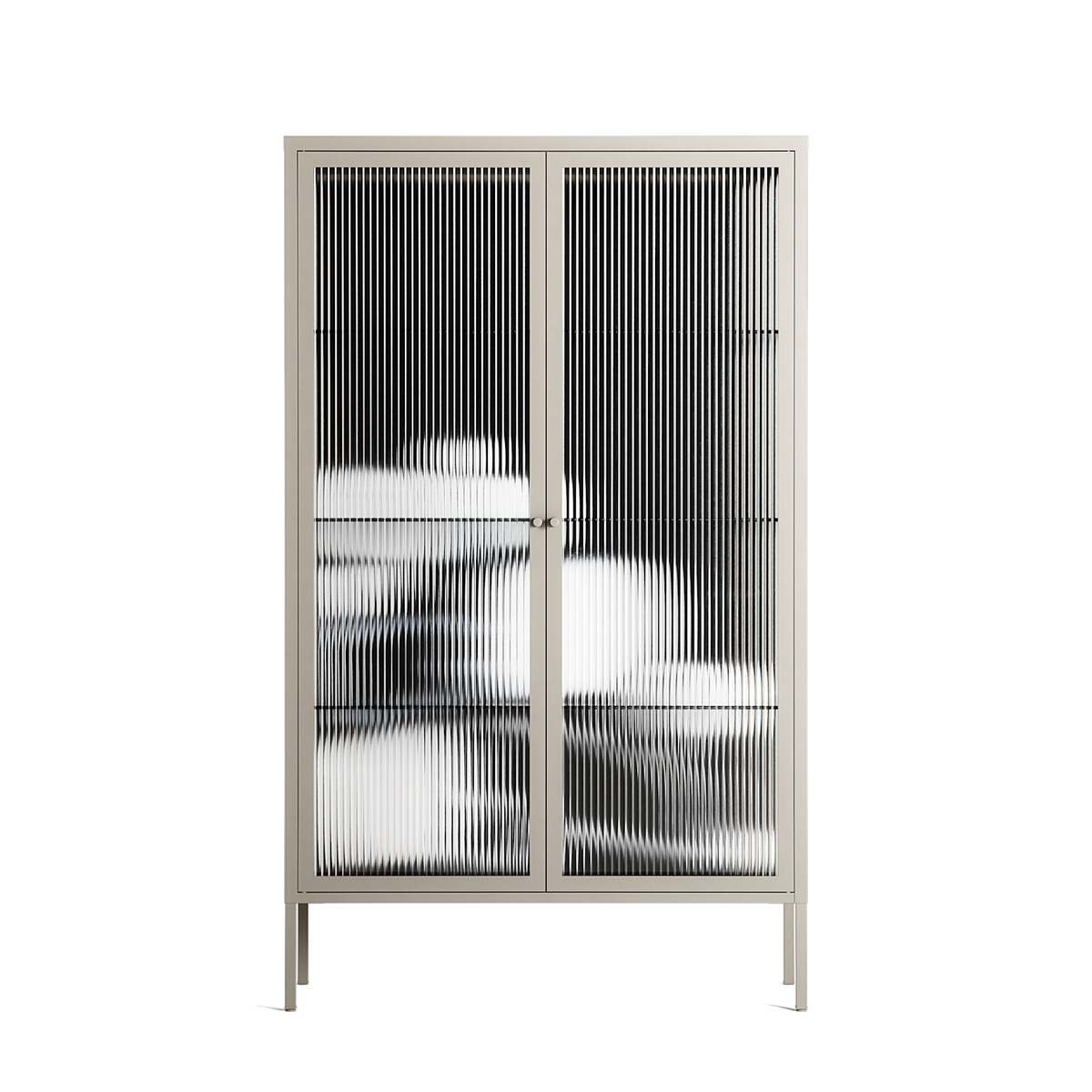 Talk Less Say More - Cabinet - Ciara Wade - Pebble - Reeded glass