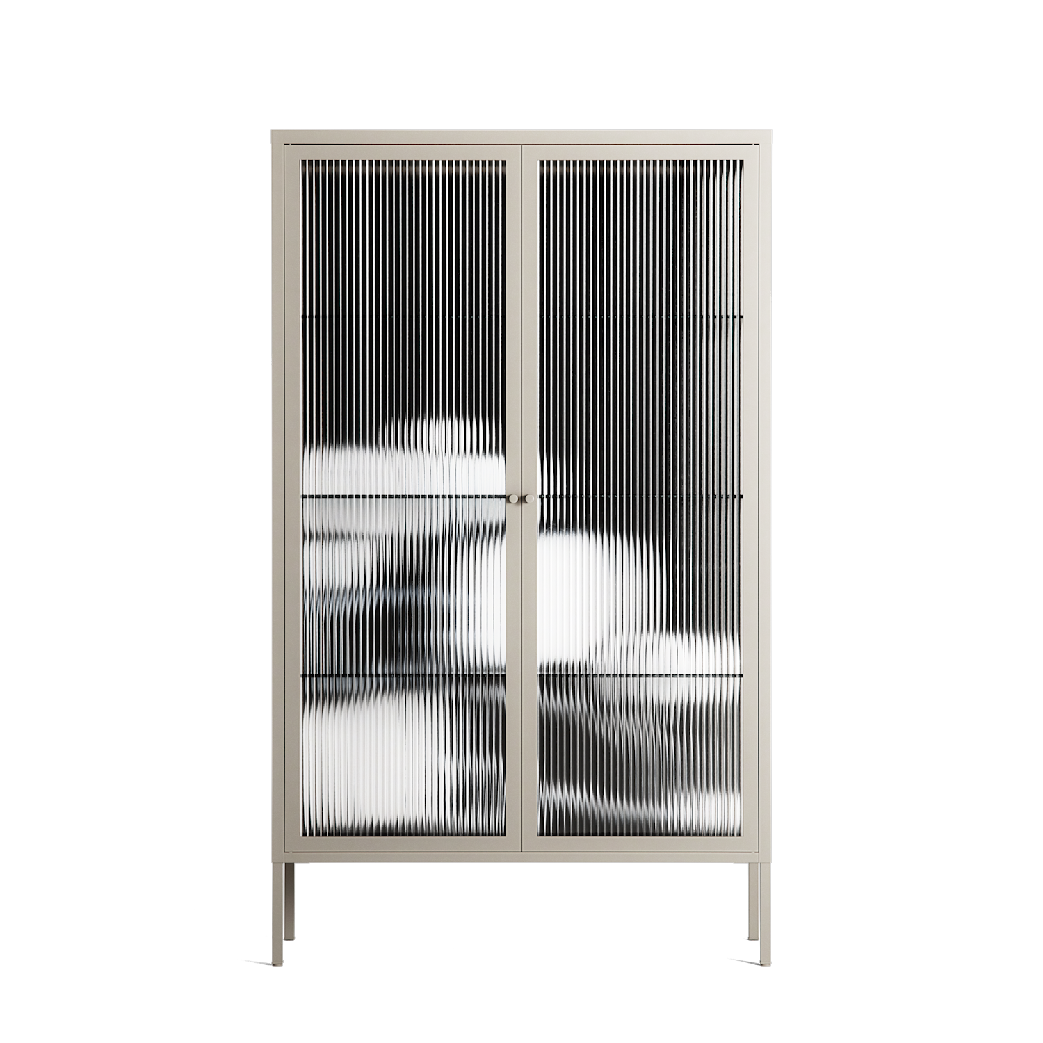 Talk Less Say More - Cabinet - Ciara Wade - Pebble - Reeded glass