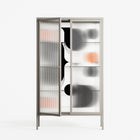 Conserto2 - Cabinet - Vratislav Pecka - Pebble - Reeded glass