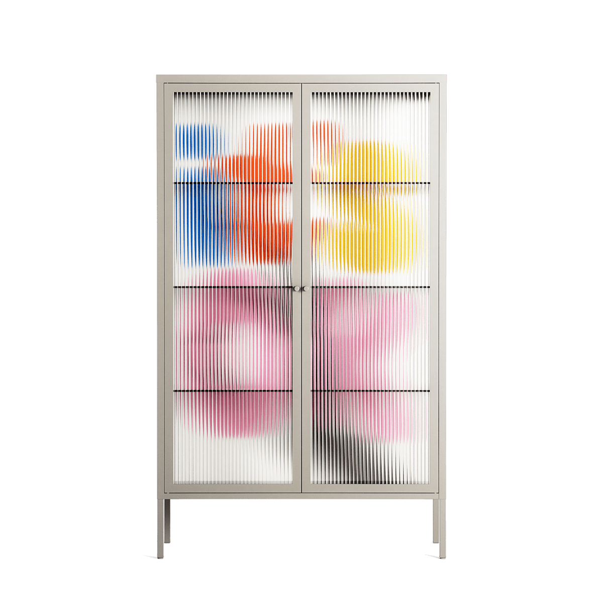 Its Ok - Cabinet - Vratislav Pecka - Pebble - Reeded glass