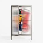 Misplaced - Cabinet - Vratislav Pecka - Pebble - Reeded glass