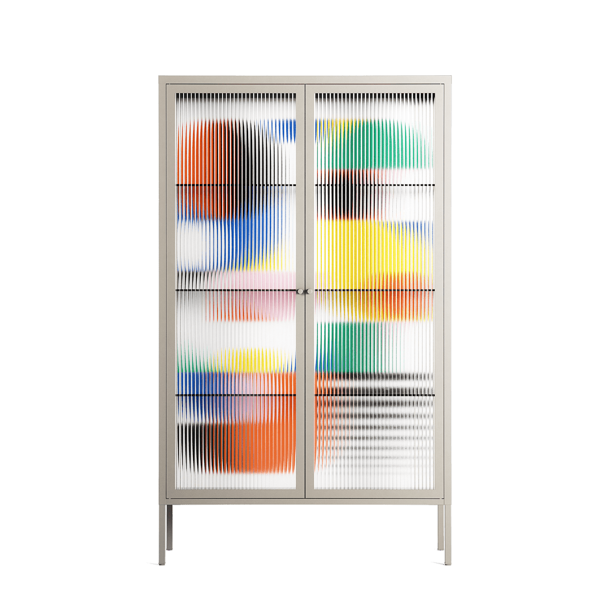 Murano - Cabinet - Vratislav Pecka - Pebble - Reeded glass