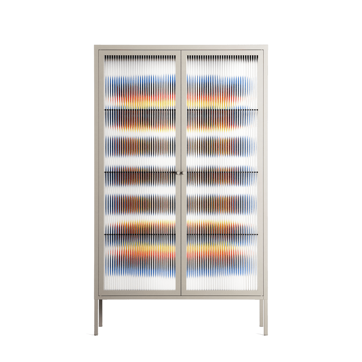 Perspektiva - Cabinet - Vratislav Pecka - Pebble - Reeded glass
