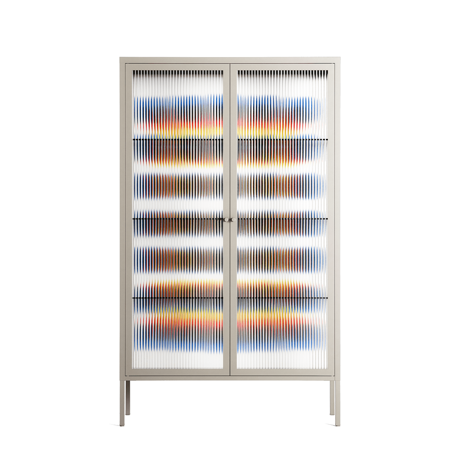 Perspektiva - Cabinet - Vratislav Pecka - Pebble - Reeded glass