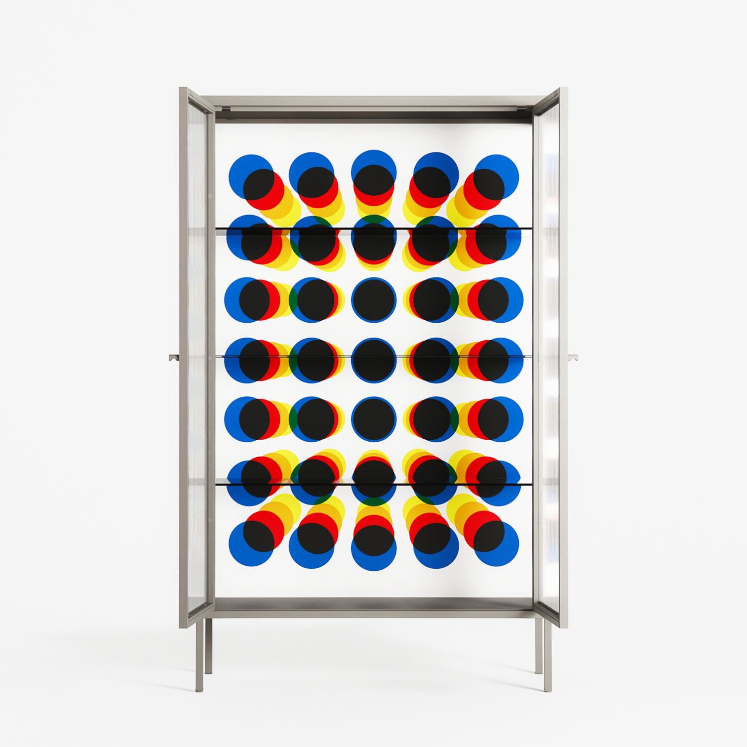 Perspektiva - Cabinet - Vratislav Pecka - Pebble - Reeded glass