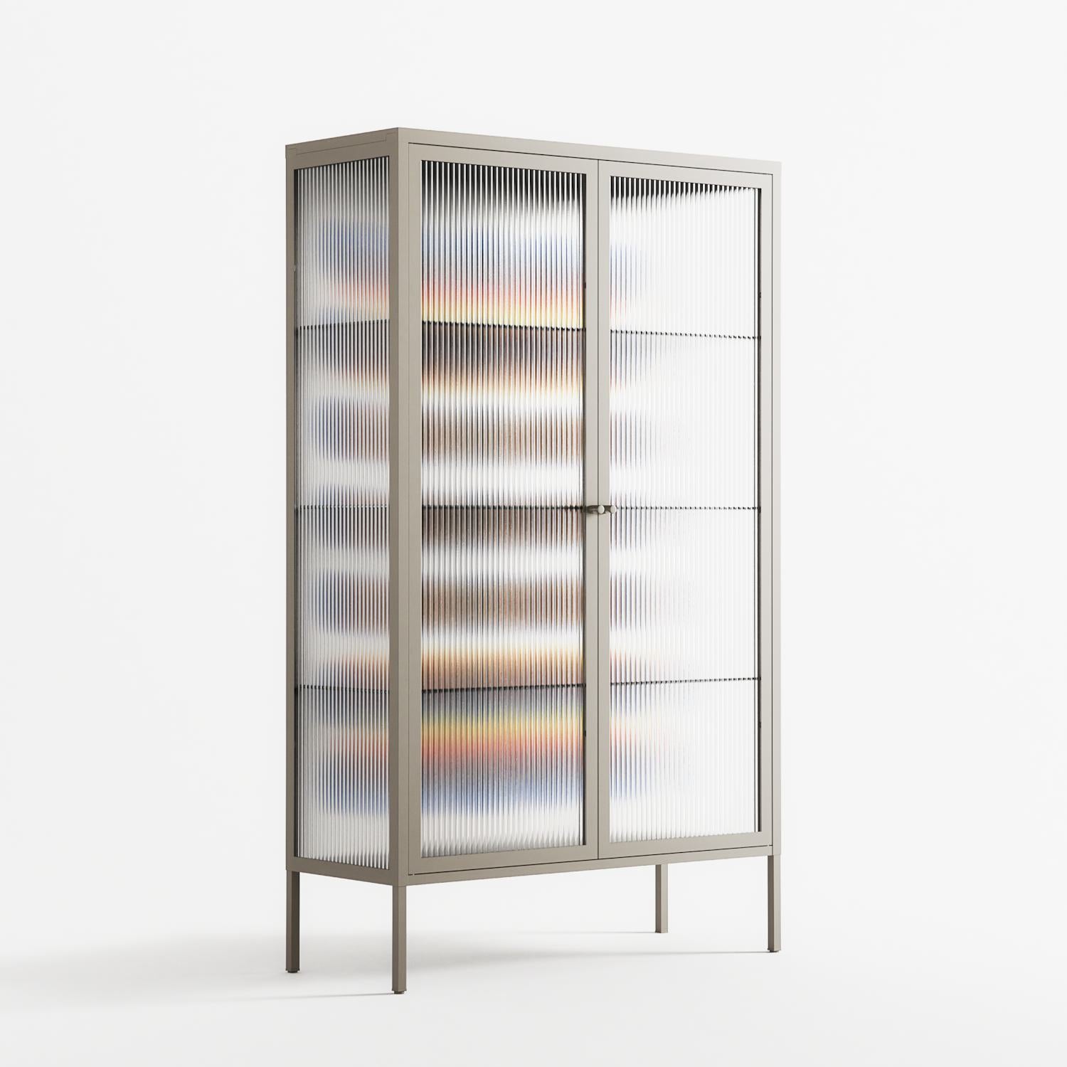 Perspektiva - Cabinet - Vratislav Pecka - Pebble - Reeded glass