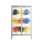 Springs - Cabinet - Vratislav Pecka - Pebble - Reeded glass