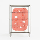 United - Cabinet - Vratislav Pecka - Pebble - Reeded glass
