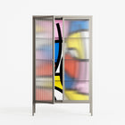 Yo - Cabinet - Vratislav Pecka - Pebble - Reeded glass