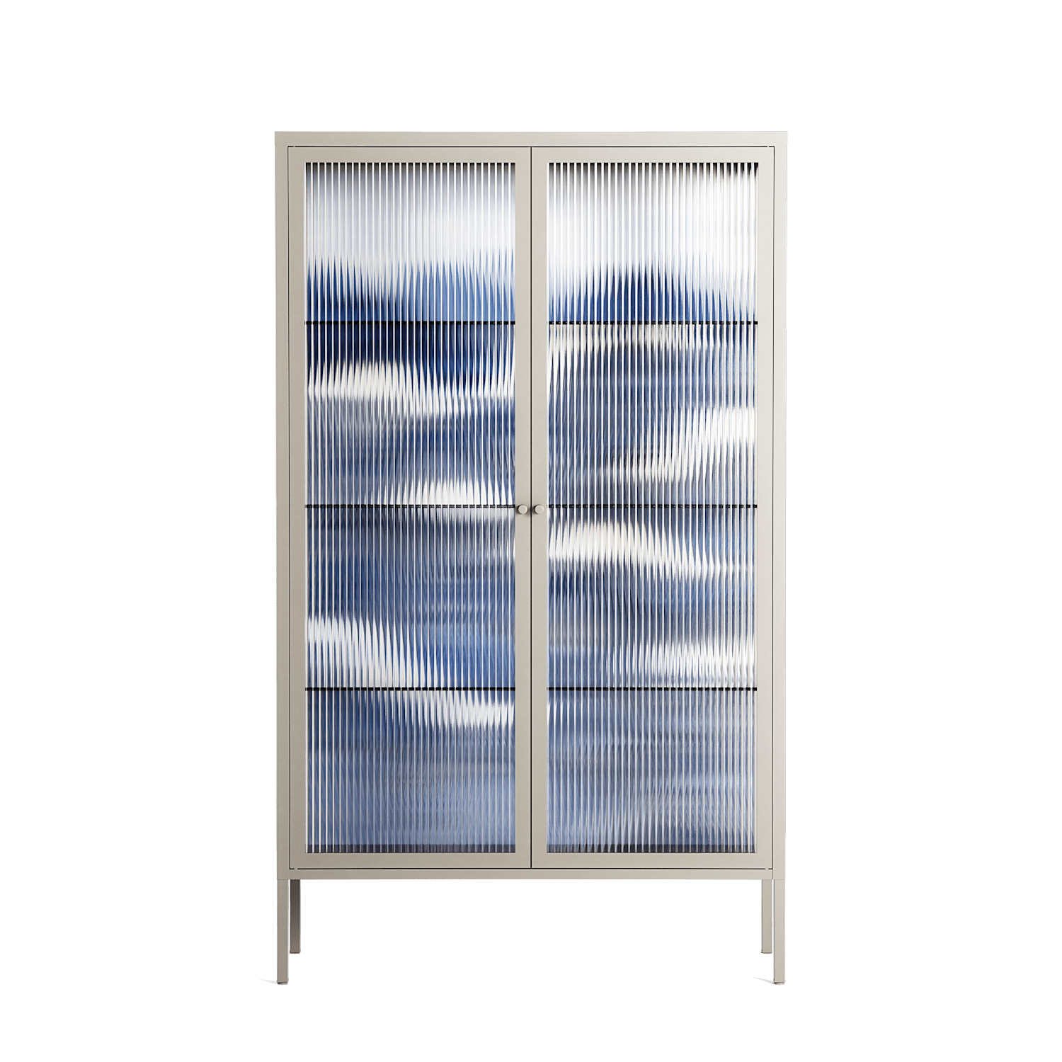 Dalgalar - Cabinet - Nur Rydberg - Pebble - Reeded glass