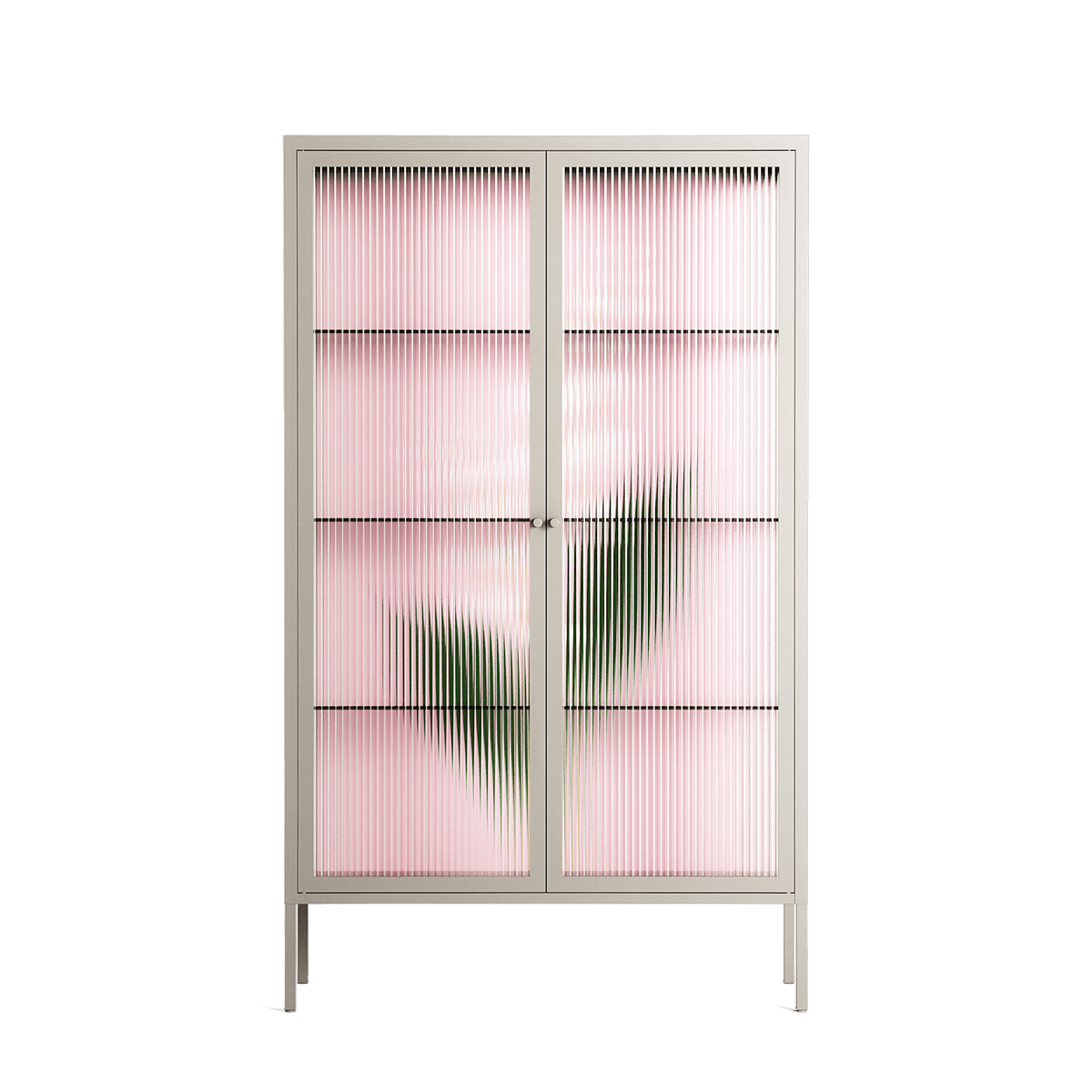 Kalas Konvalj - Cabinet - Nur Rydberg - Pebble - Reeded glass