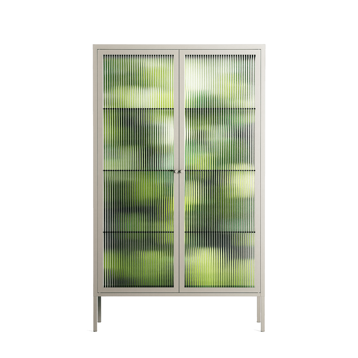 Tummetott - Cabinet - Nur Rydberg - Pebble - Reeded glass
