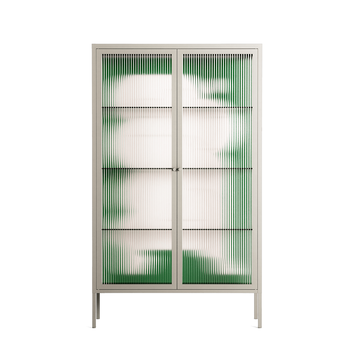 Carry - Cabinet - Andrea Devia-Nuño - Pebble - Reeded glass