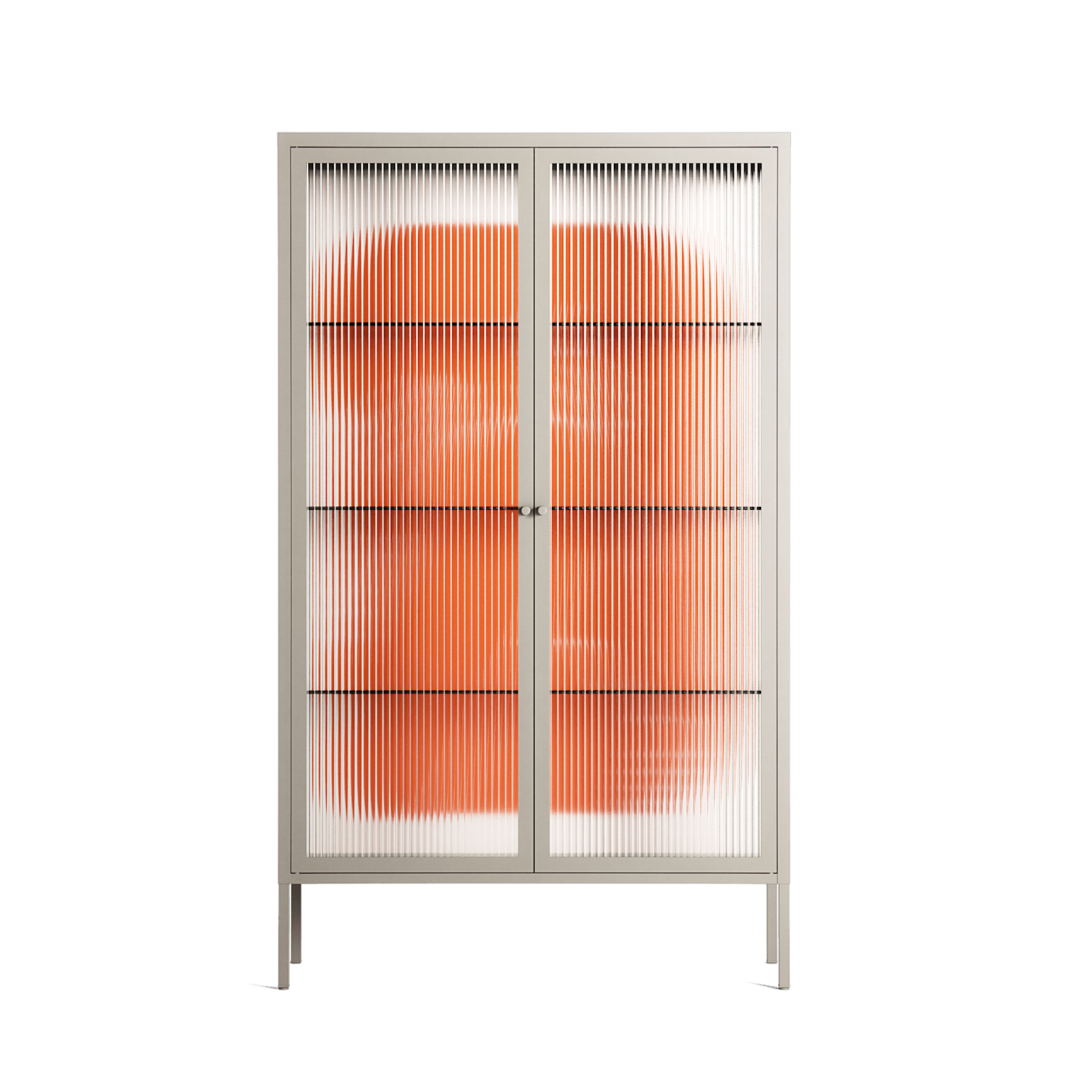 Keep - Cabinet - Andrea Devia-Nuño - Pebble - Reeded glass